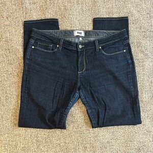 Paige Jimmy Jimmy Skinny Dark Wash Jeans